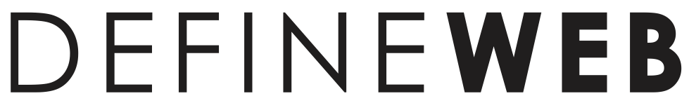 define web LOGO BW
